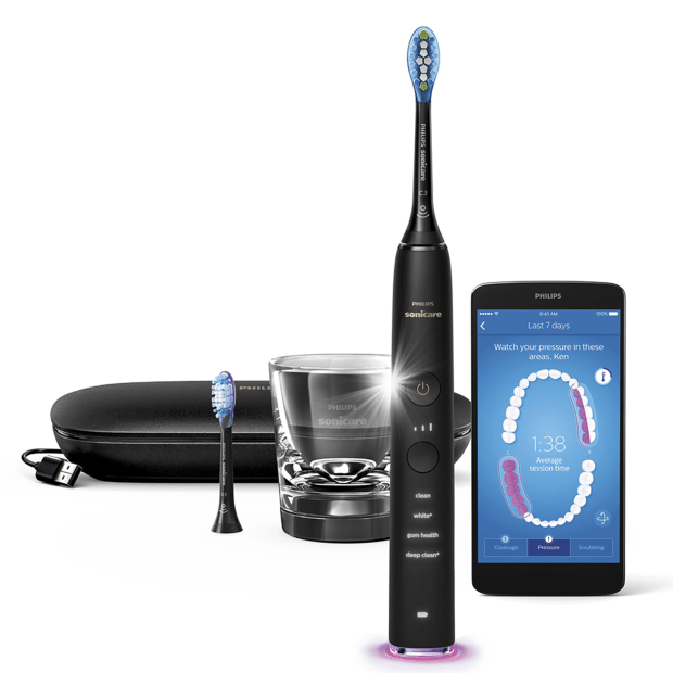 Philips Sonicare DiamondClean Smart 9350 Rechargeable Electric Toothbrush - Black #1