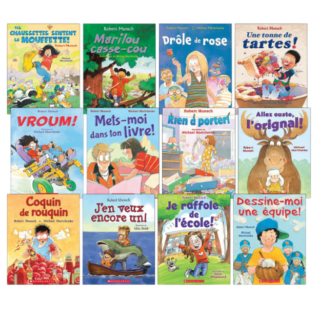 Robert Munsch 12 Book Bundle – French