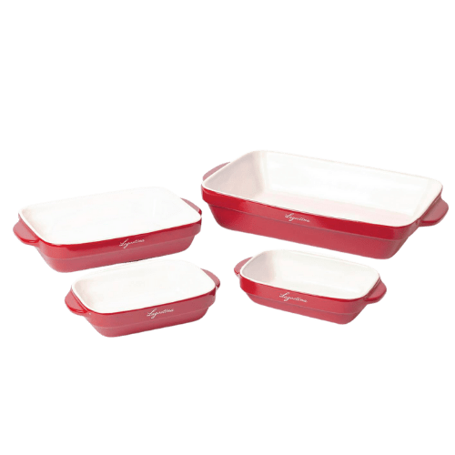 Lagostina 4-Piece Ceramic Bakeware Set