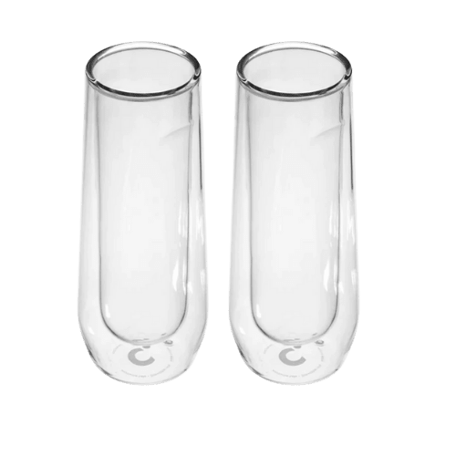 Corkcicle 7oz Stemless Flute Glass – Set of 2 #1