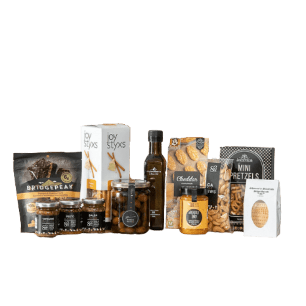 Peter & Paul's Red Birch Board Gift Basket #1