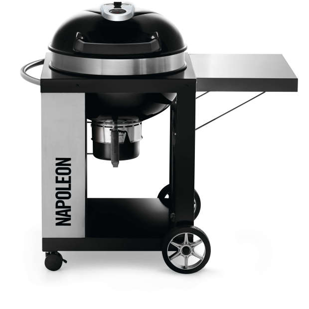 Napoleon PRO CART Charcoal Kettle Grill, Black