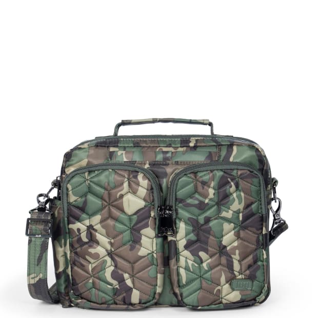 LUG Navigator Crossbody Bag Camo Green #1