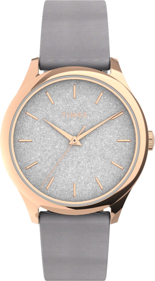 Timex Celestial Opulence Textured Fabric Strap Watch - LADIES’