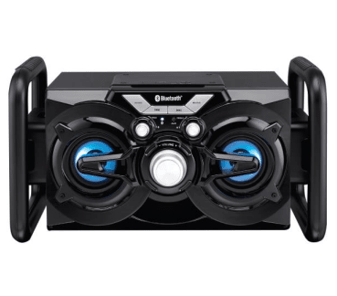 Sylvania Portable Bluetooth Speaker with LED Lights and FM Radio