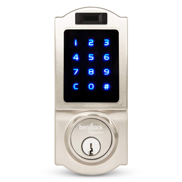 Benjilock Non-Connected Deadbolt, Satin Nickel #1