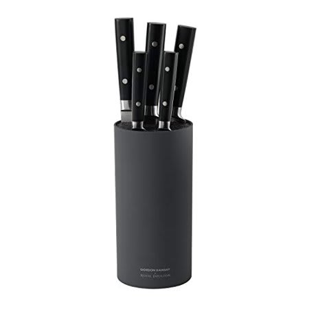 Royal Doulton Exclusively for Gordon Ramsay 6-Piece Knife Block Set - Black #1