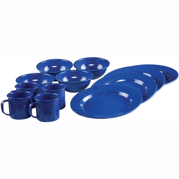 Coleman 12-Piece Enamel Dining Set