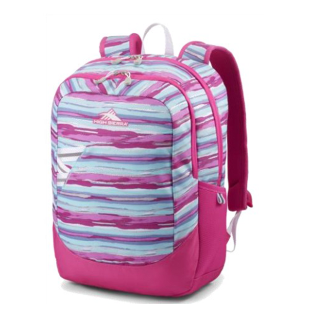 High Sierra Outburst Backpack - Watercolour Stripes