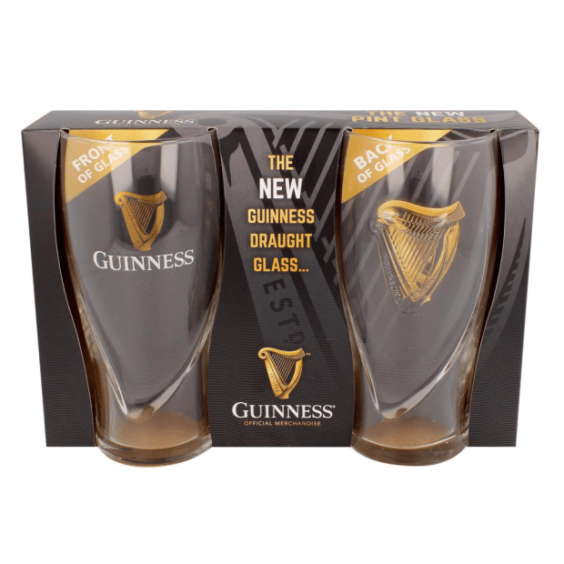 Guinness Gravity 20 Ounce Embossed Pint Beer Glass- Set of 4 #1