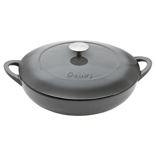 Denby Halo Cast Iron 3.8L Shallow Casserole #1