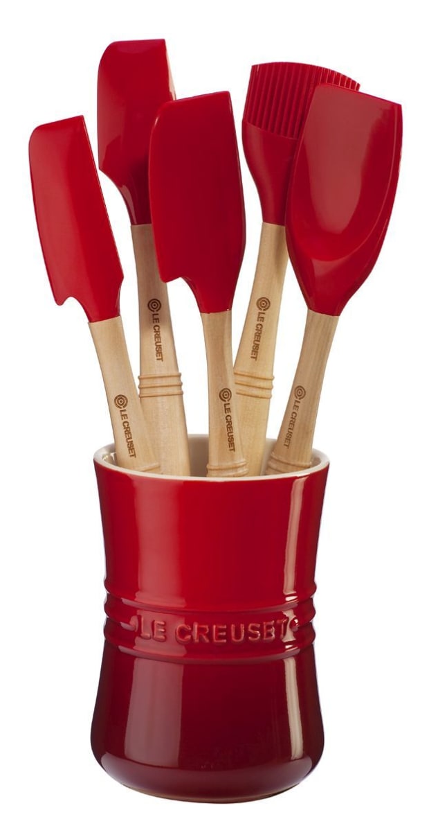 Le Creuset Revolution 6pc. Kitchen Tool Set - Cerise