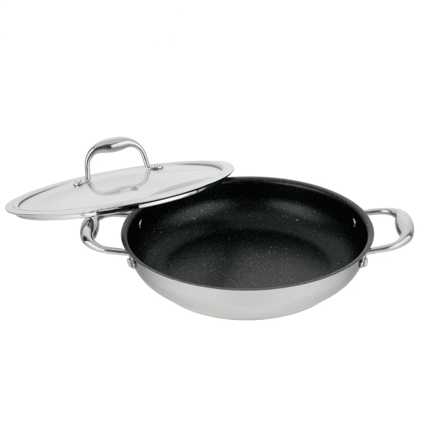 Meyer Accolade 32cm Granite Non-Stick Everyday Pan with Lid