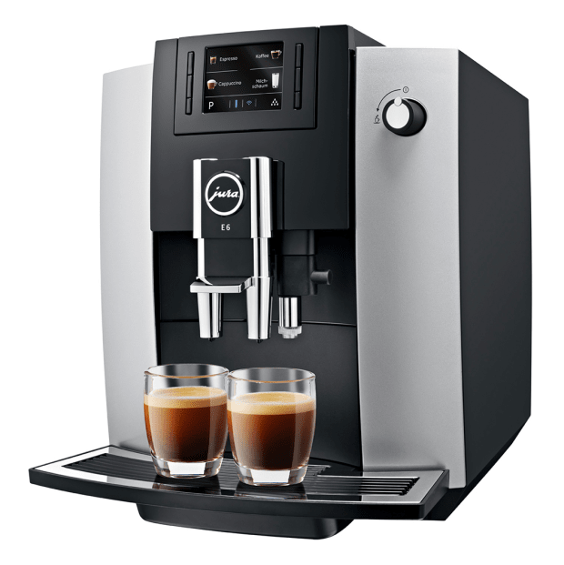 Jura® E6 Automatic Coffee Centre - Platinum #1