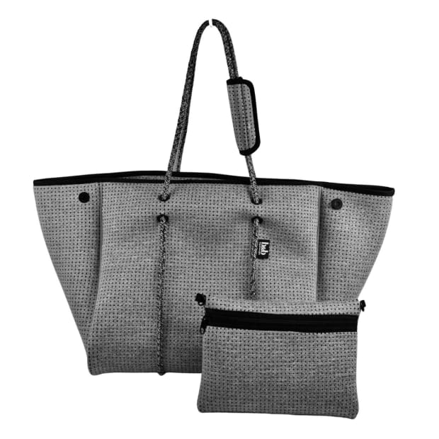 Bag and Bougie Cozy Grey Signature Tote