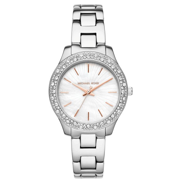 Michael Kors Liliane Pavé Two-Tone Watch #1