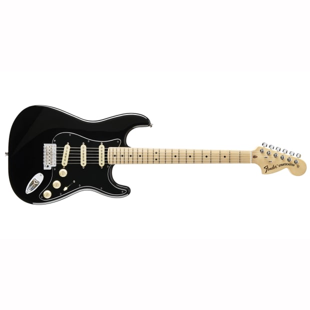 American Special Fender Stratocaster – Gloss Black with Maple fingerboard Gloss Black #1