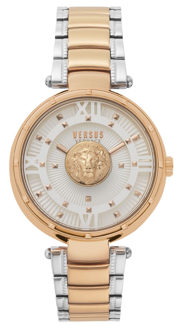 Versus by Versace Moscova Two Tone Rose Gold Bracelet Watch - Ladies