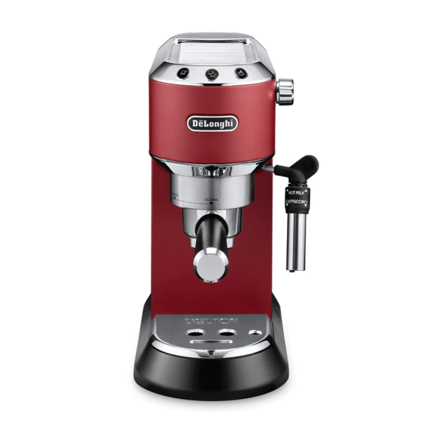 De'Longhi Dedica Deluxe Manual Espresso Machine/Cappuccino Maker - Red #1