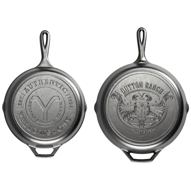 Lodge 10.25 Inch Yellowstone Skillet & 12 Inch Yellowstone Skillet