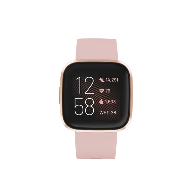 Fitbit Versa 2 Copper Rose with Petal Pink Band #1