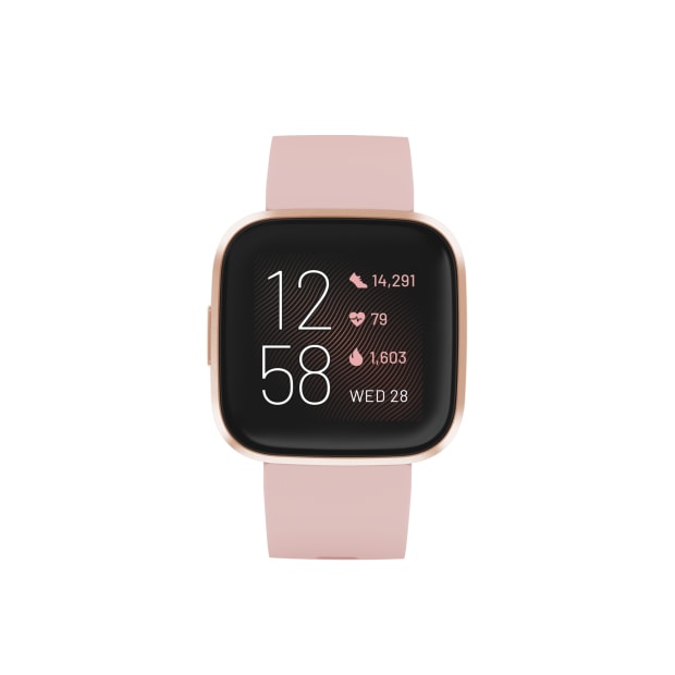 Fitbit Versa 2 Copper Rose with Petal Pink Band #1