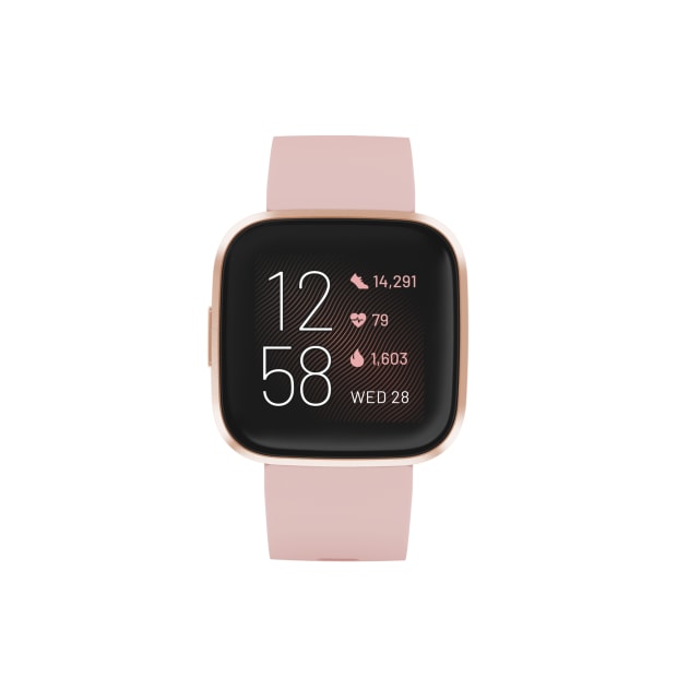 Fitbit Versa 2 Copper Rose with Petal Pink Band | AIR MILES