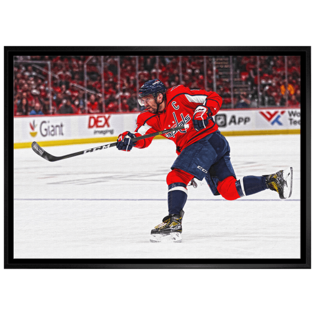 Frameworth Alex Ovechkin Framed Washington Capitals 20x29 Shooting Canvas