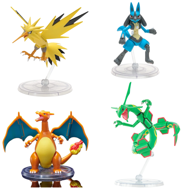 Pokémon Select 6" Articulated Figure Set of 4 #1