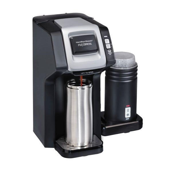 Hamilton Beach FlexBrew Dual Coffee Maker with Milk Frother