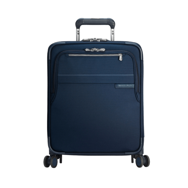 Briggs & Riley 21" Baseline International Carry-On Expandable Wide-Body Spinner – Navy #1