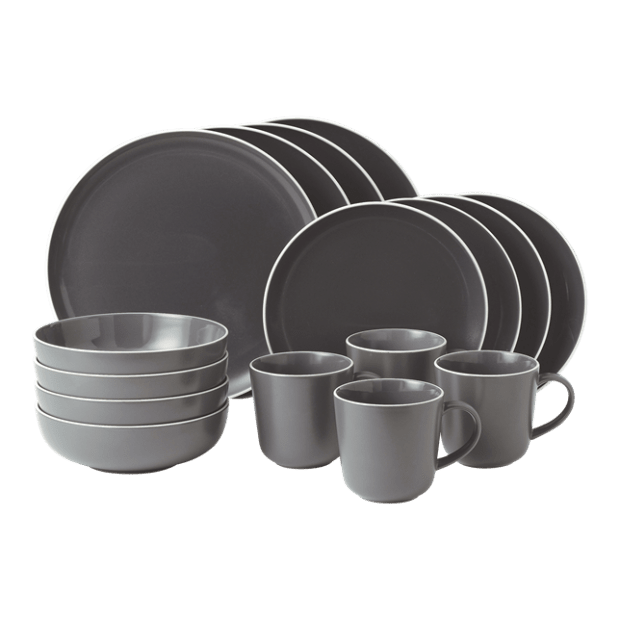 Gordon Ramsay by Royal Doulton® Bread Street Kitchen 16-Piece Dinner Set – Slate