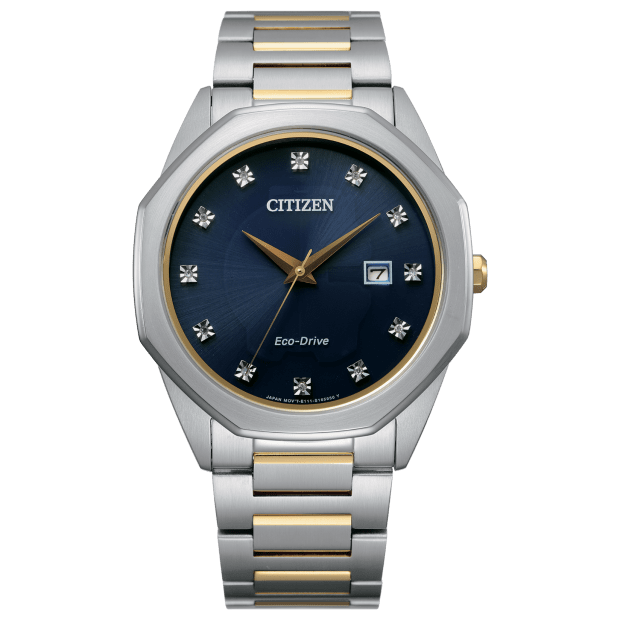 Citizen Men's Eco-Drive Corso Diamond Two-Tone Watch #1