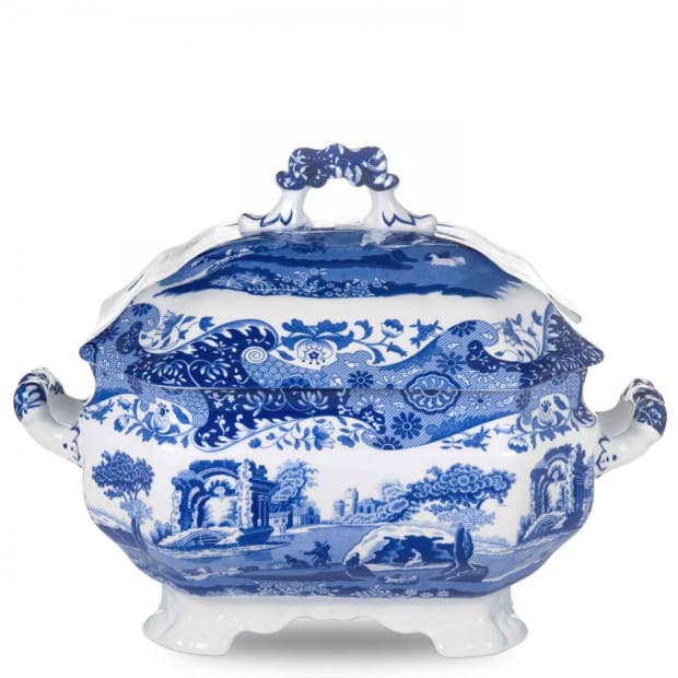 Spode Blue Italian Soup Tureen