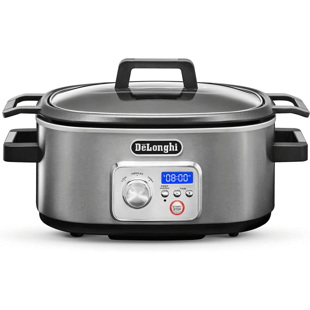 De'Longhi Livenza Programmable Slow Cooker with Stovetop-Safe Pot