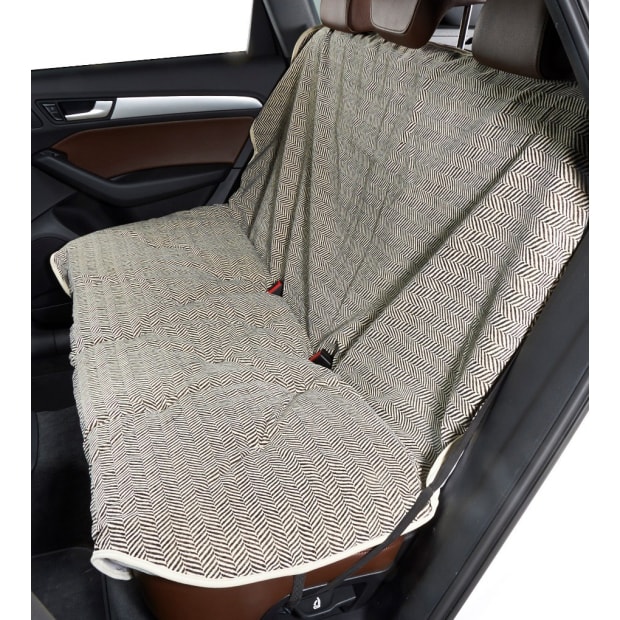 Bowsers Luxury Back Seat Cover - Herringbone #1