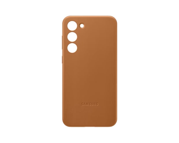 Samsung Galaxy S23+ Leather Case - Camel #1