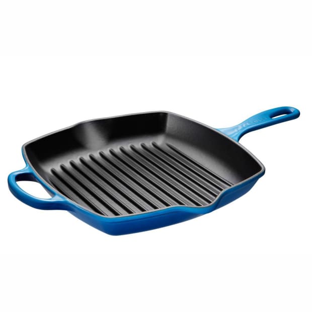 Le Creuset® Square Skillet Grill - Blueberry