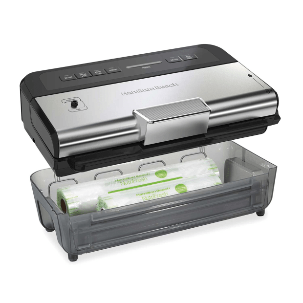 Hamilton Beach® Nutrifresh™ Liquid & Food Vacuum Sealer With 2-Roll Storage and Starter Kit