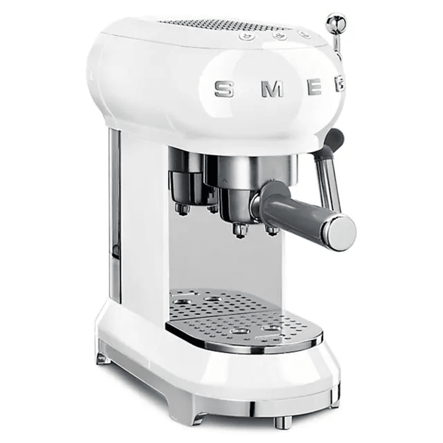 SMEG 15 bar Espresso Coffee Machine - White
