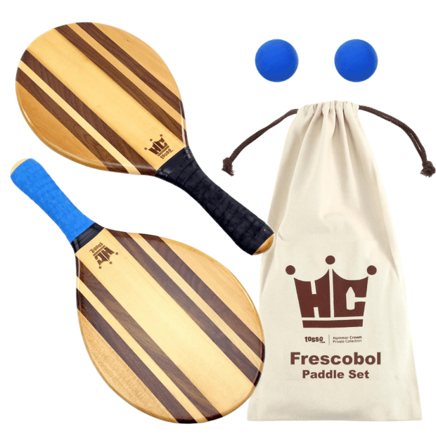 Jeu de raquettes Frescobol de Tosso - Rayures de plage #1