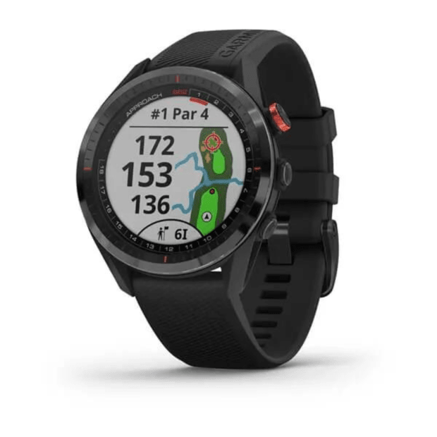 Garmin® Approach® S62 Golf Smartwatch - Black Ceramic Bezel With Black Silicone Band - 47mm #1