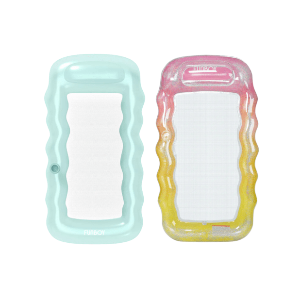 Funboy Clear Mint Mesh Lounger Set of 2 - Mint & OMBRE #1