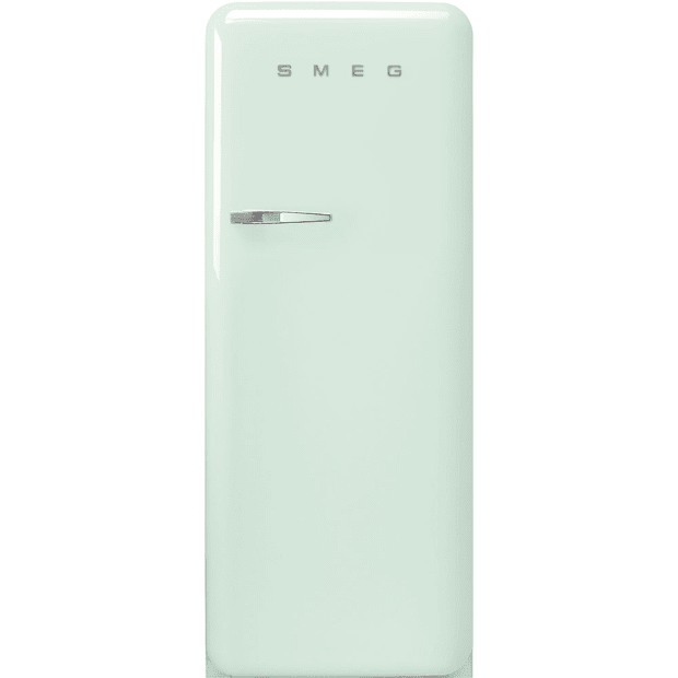 SMEG FAB28 Retro Refrigerator w/ Int FZ, Right Hinge Pastel Green #1