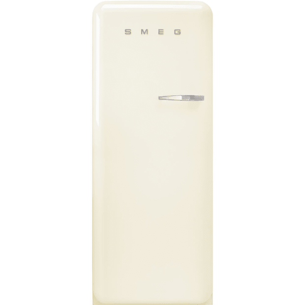 SMEG FAB28 Retro Refrigerator w/ Int FZ, Left Hinge Cream