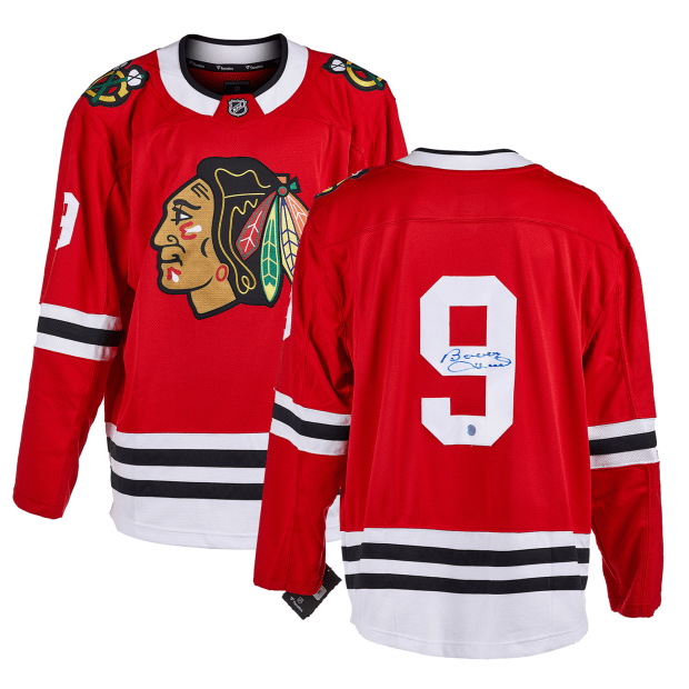 AJ Sports BOBBY HULL Chicago Blackhawks Autographed Fanatics Jersey