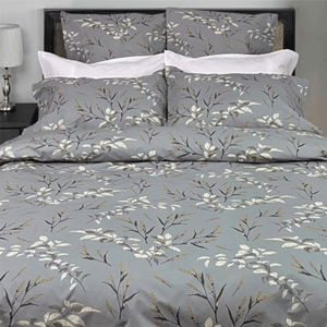 Cuddle Down MARJORIE 100% Percale Cotton 200TC - 3-Piece Duvet Cover Set - QUEEN