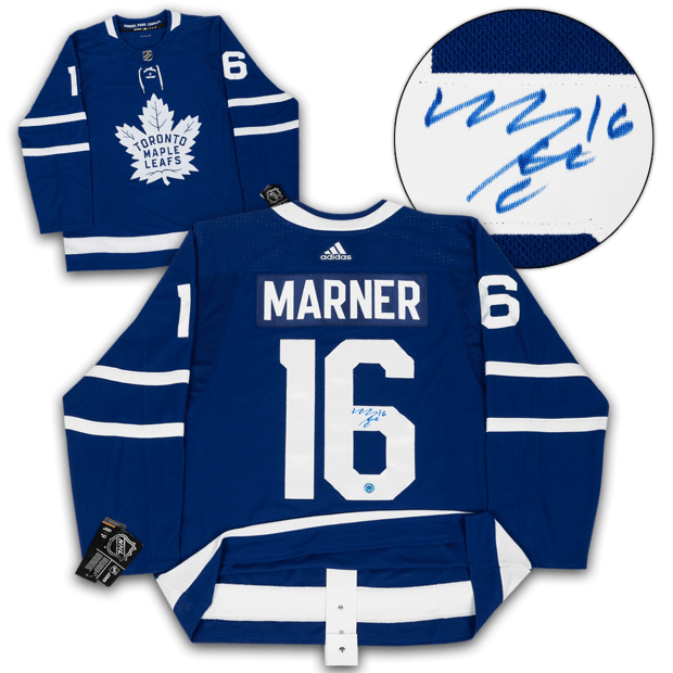 AJ Sports MITCH MARNER Toronto Maple Leafs Autographed Adidas Jersey