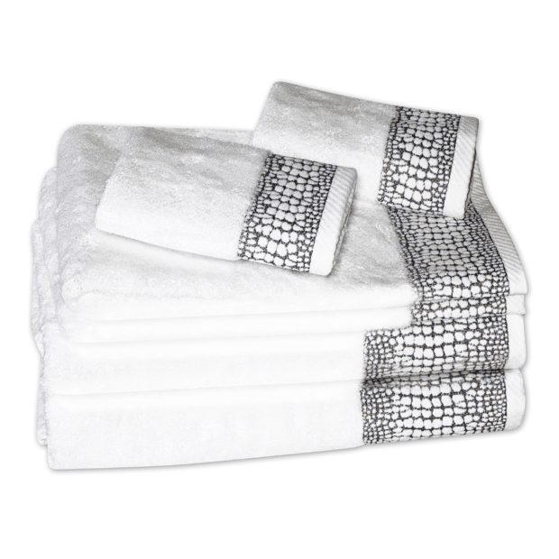 Kouchini Bamboo Luxurious Touch Soft Towels 6-Piece Set - WHITE #1