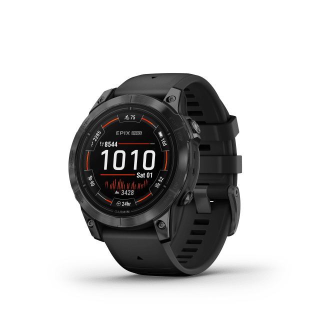 Garmin® epix™ Pro (Gen 2) Standard Edition 47 mm Slate Gray with Black Band #1